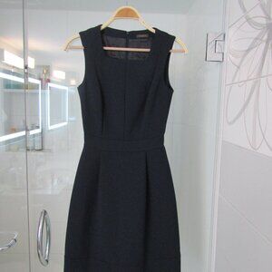PESERICO Navy Blue Sleeveless Career Business Dress--Lined--Sz 38 Italian--US XS